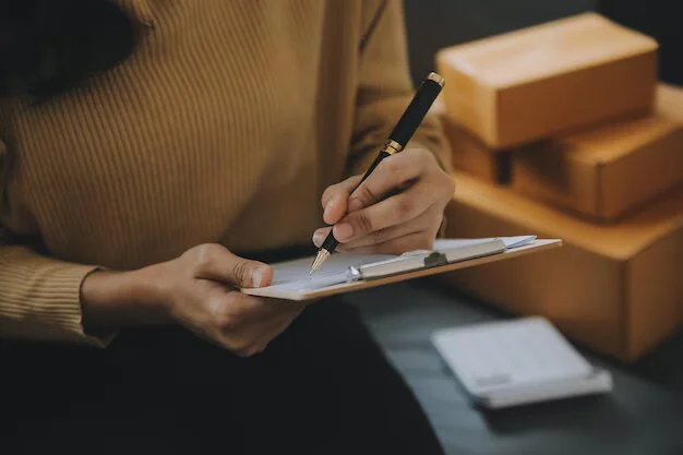 Retrato da fundadora no atelier