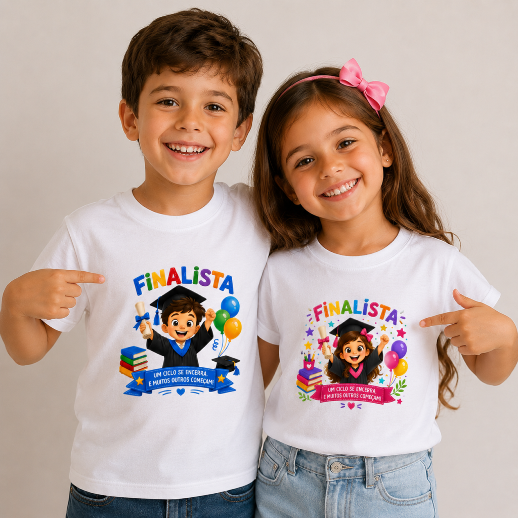 T-shirt criança FINALISTA