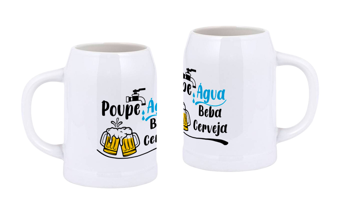 Caneca cerveja POUPE ÁGUA - Image 2