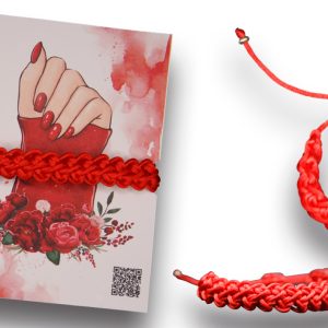 Pulseira de fio acetinado TRANÇA