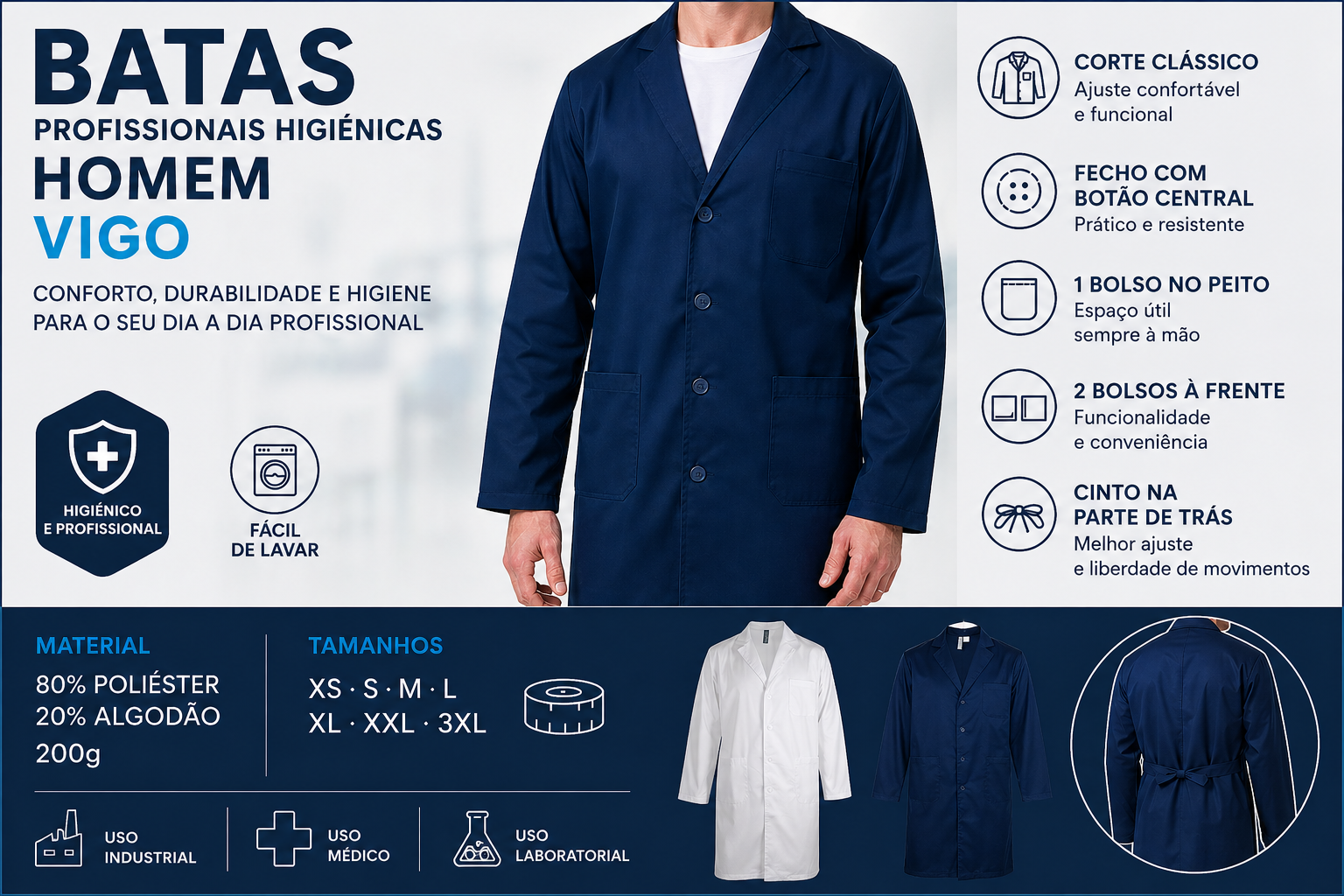 Bata de homem VIGO - Image 2