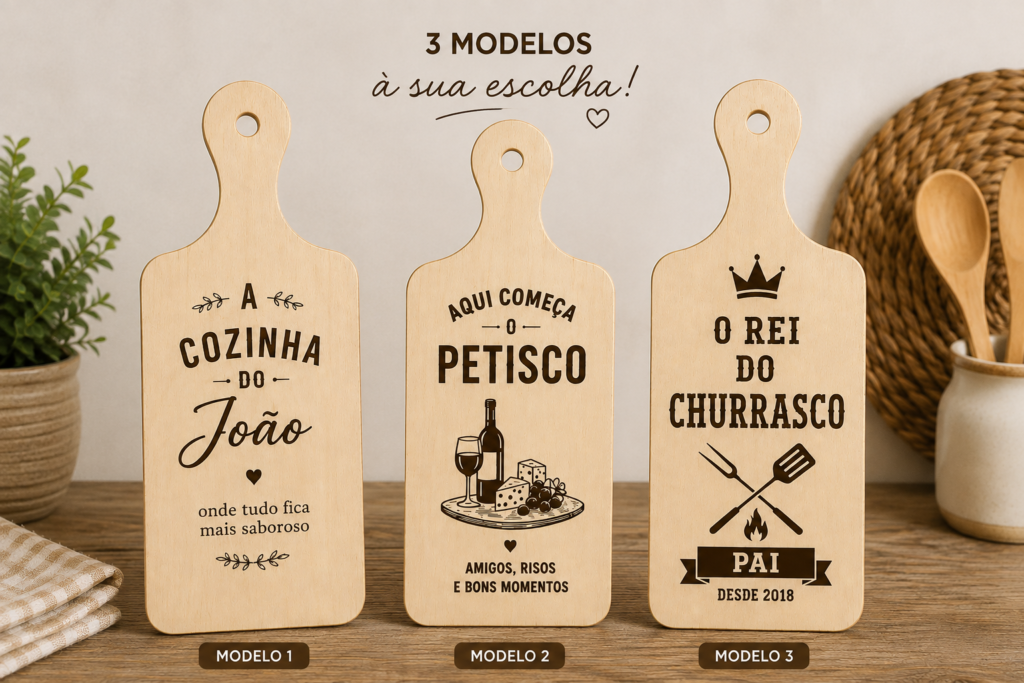 Placa Decorativa em Madeira Personalizada