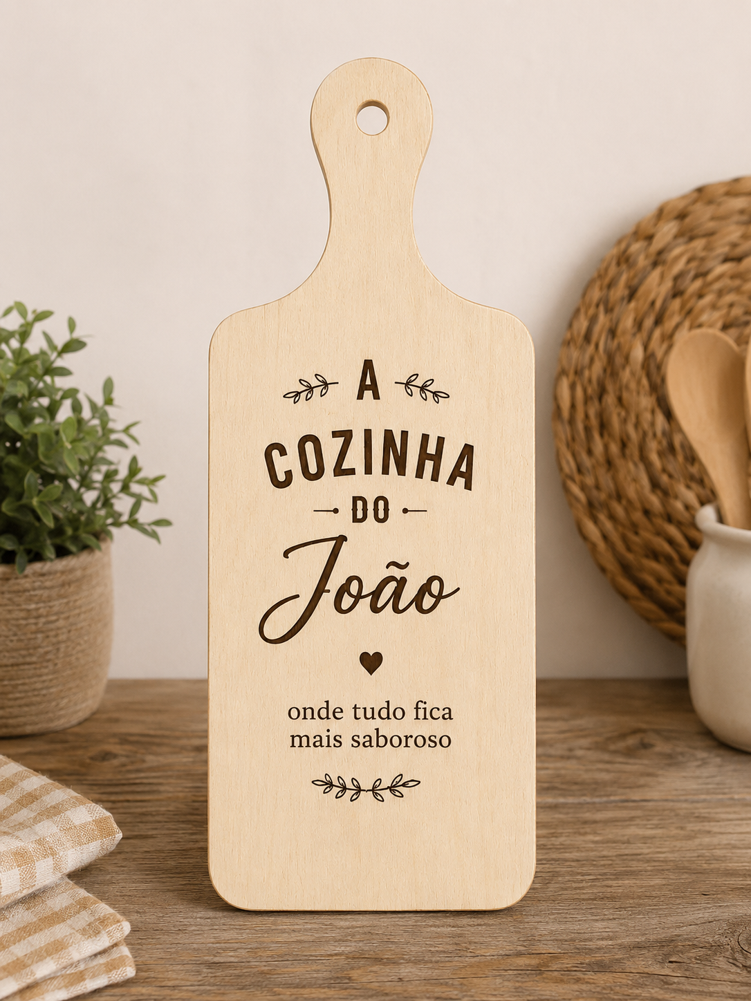 Placa Decorativa em Madeira Personalizada - Image 4