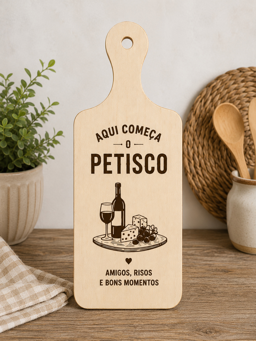 Placa Decorativa em Madeira Personalizada - Image 3